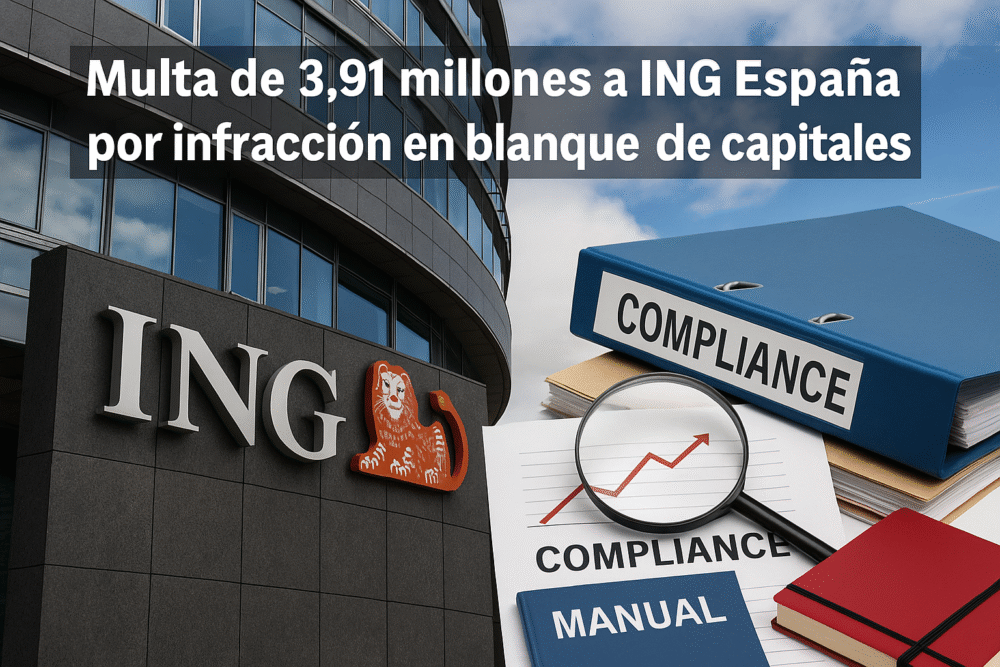 ING España multa incumplimiento manual de blanqueo de capitales