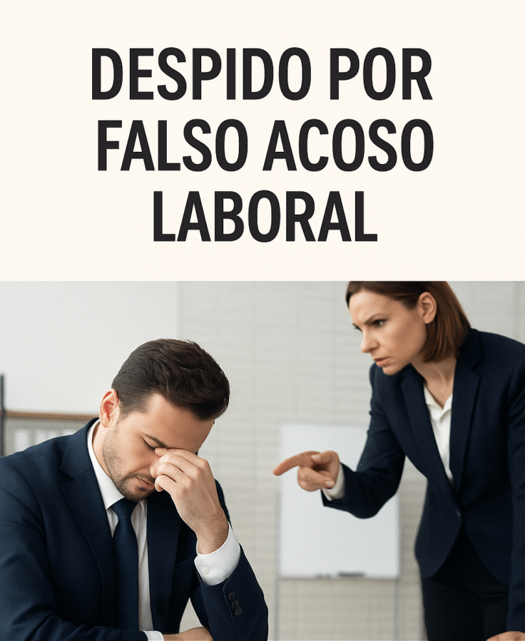 Protocolo plan de acoso laboral aplicado tras denuncia falsa en empresa española